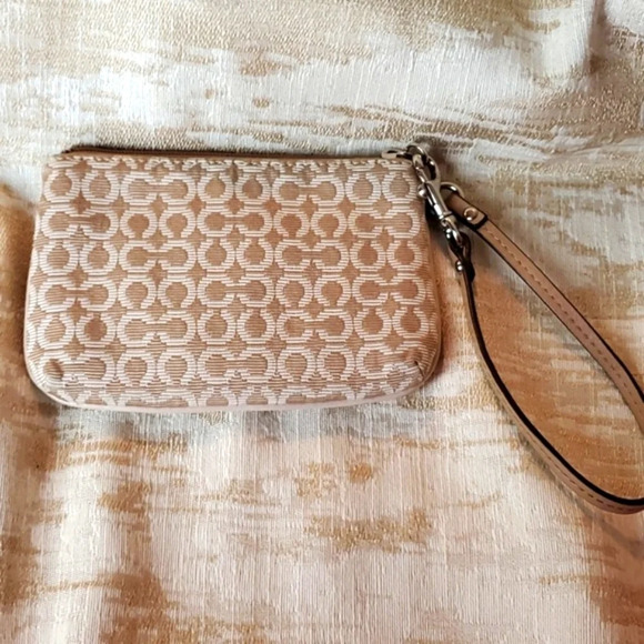 Coach Women's Signature Monogram Wristlet - Picture 2 of 4